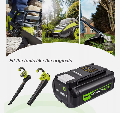6.0Ah 8.0Ah Battery For Ryobi 36V 40V BPL3626 BPL3650D BPL3640D BPL3650 BPL3626D - Picture 13 of 21