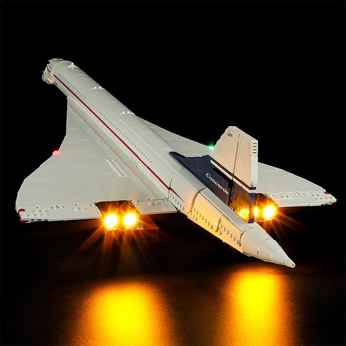 LED Light Kit For LEGOs Airbus Concorde Model Creative 10318 No Model - Picture 4 of 9