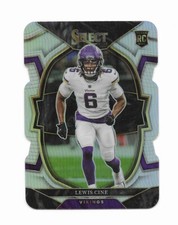 2022 Select Concourse Level Silver Die Cut RC Vikings Lewis Cine #52