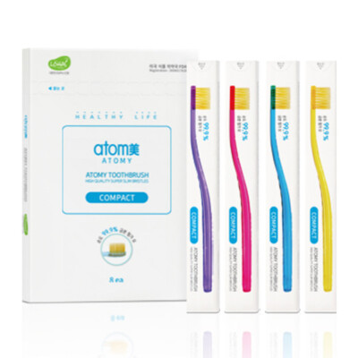 ATOMY Junior Compact Tooth Brush 1SET/8pcs Super Slim Bristles Korea Genuine