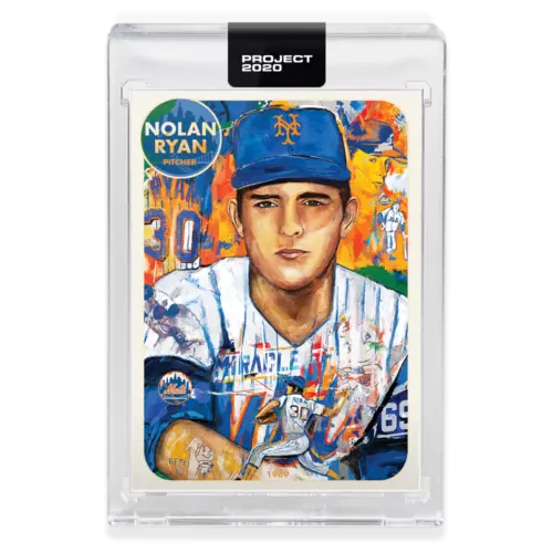 TOPPS PROJECT 2020 NOLAN RYAN #67 1969 NY NEW YORK METS #533 BY ANDREW THIELE