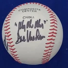 Dave Niehaus Signed Baseball With "My Oh My" Inscription, Mike Blowers Bob Wells