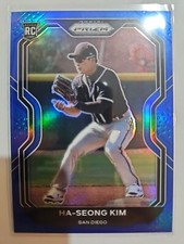 HA-SEONG KIM 2021 Prizm Blue Holo RC Rare