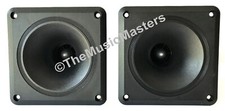Pair 4.25" inch Flush Mount Piezo Super Horn Tweeters Speakers Car Home Studio