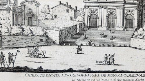 Druck ROMA 1699 Original Radierungen Stich Chiesa di San Gregorio al Celio - Bild 10 von 12