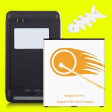 High Capacity 4600mAh Extended Slim Battery Charger f Samsung Galaxy Sky S320VL