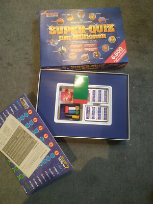 Spiel Gesellschaftsspiel Das Super-Quiz um Millionen Noris Spiele +12Jahre 