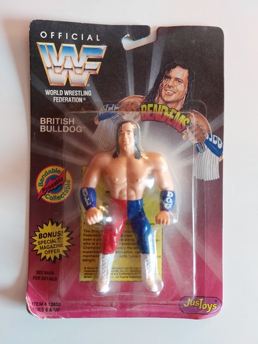 WWF Bend Ems - British Bulldog Series 2 - On Card ...