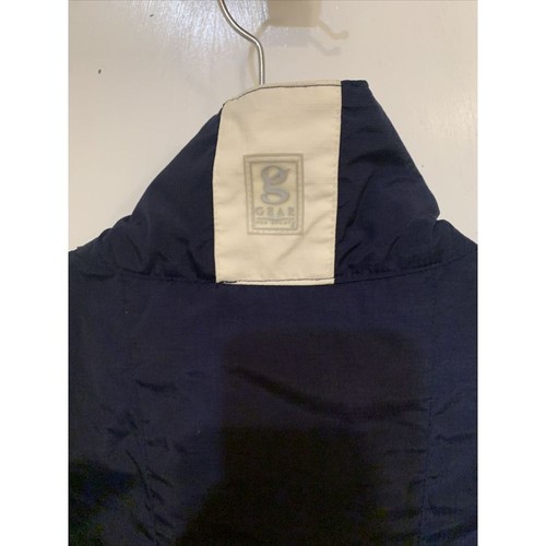 Gear For Sports Men's Air Force Size XL Windbreaker Pocket Jacket Blue Yellow - Picture 8 of 9