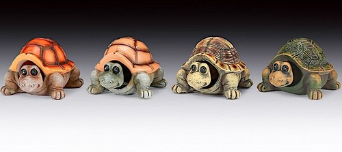 4" NEW BOBBLE HEAD TURTLE Tortoise Collectible Figure PDX-99 Home Decor 4 Styles - Picture 11 of 11