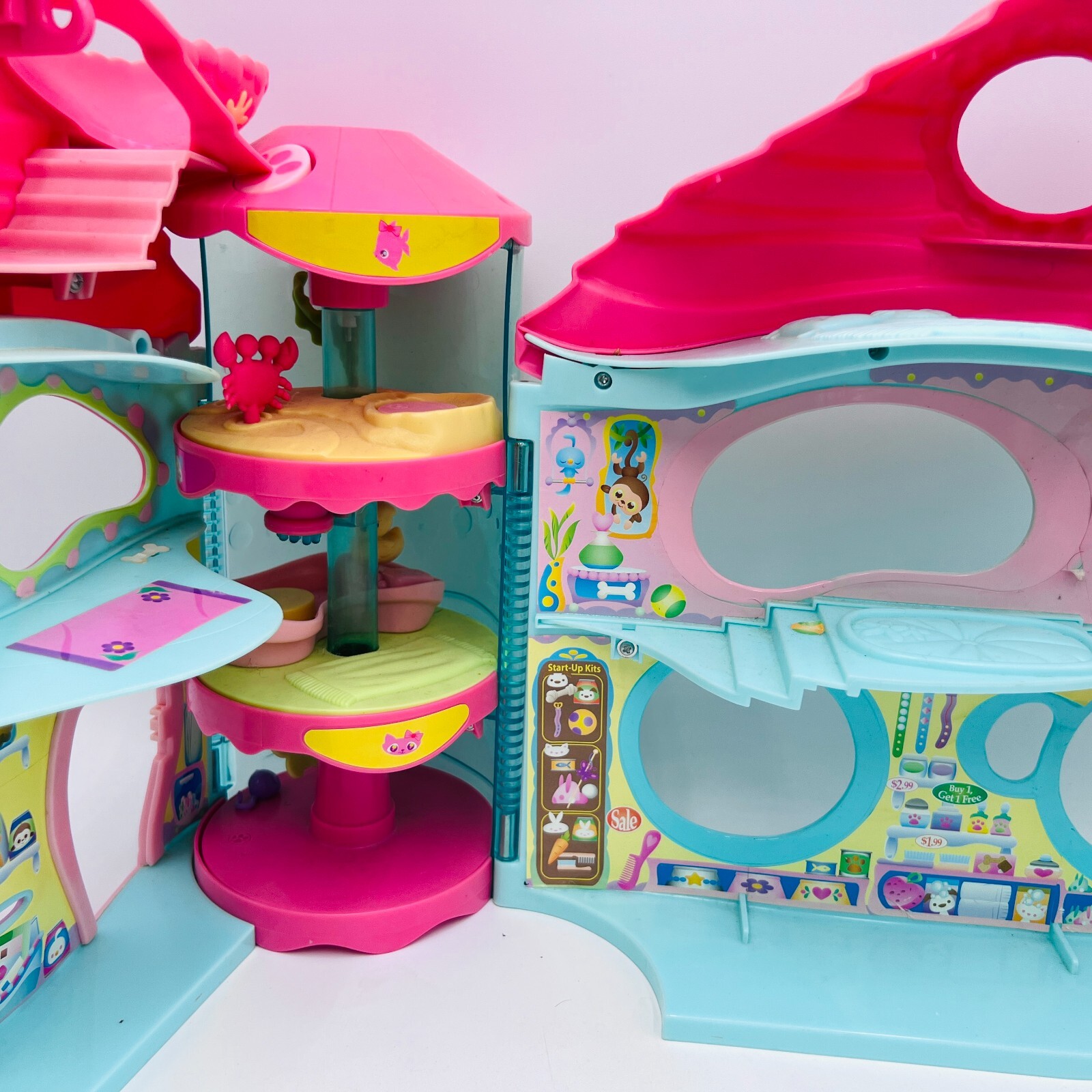 Littlest Pet Shop Biggest House Foldable Hasbro 2005 Building Only