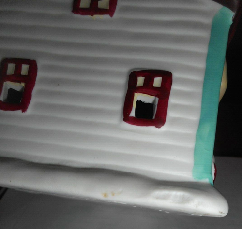 1992 WATKINS Village General Store Building Porcelain Christmas Winter NO PLUGIN - Picture 11 of 11