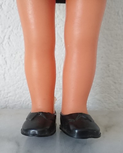 alte Puppe Volkspolizei Polizei Uniform DDR Spielzeug Klappaugen 38 cm - Bild 6 von 12