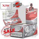 Cartine Smoking Master Corte Singole Argento Rolling Papers Silver Da50 Libretti