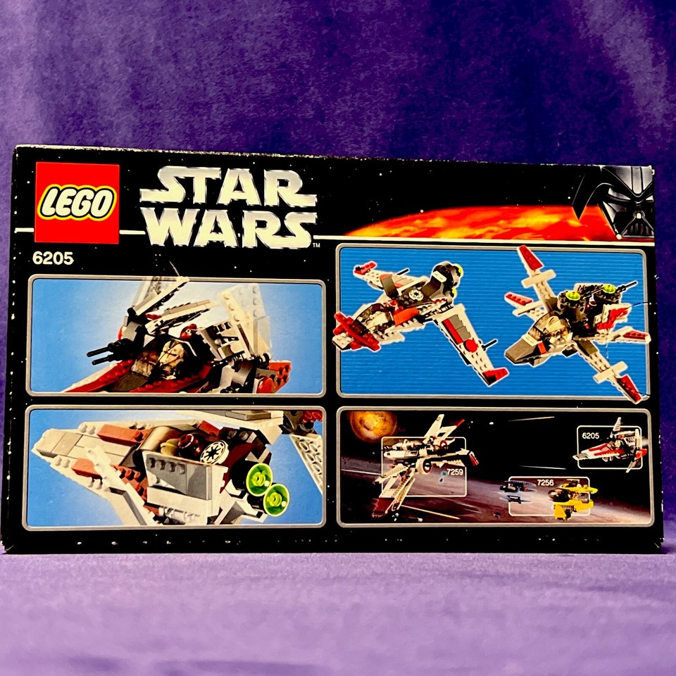 LEGO Star Wars Vwing Fighter 6205 Brand New In Sealed Box Retired