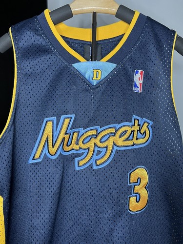 Camiseta Allen Iverson Denver Nuggets Adidas NBA Authentics Swingman Talla 50 - Imagen 4 de 7