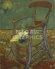 Gauguin's Chair, Van Gogh, Wall Art Print Poster 14" x 11"        1697