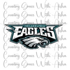 Sublimation Transfer Print Eagles Football Ready To Press Heat Transfer