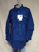 NOS Vtg Duxbak Navy Blue Cotton Chamois Shirt sz 3XL USA Made