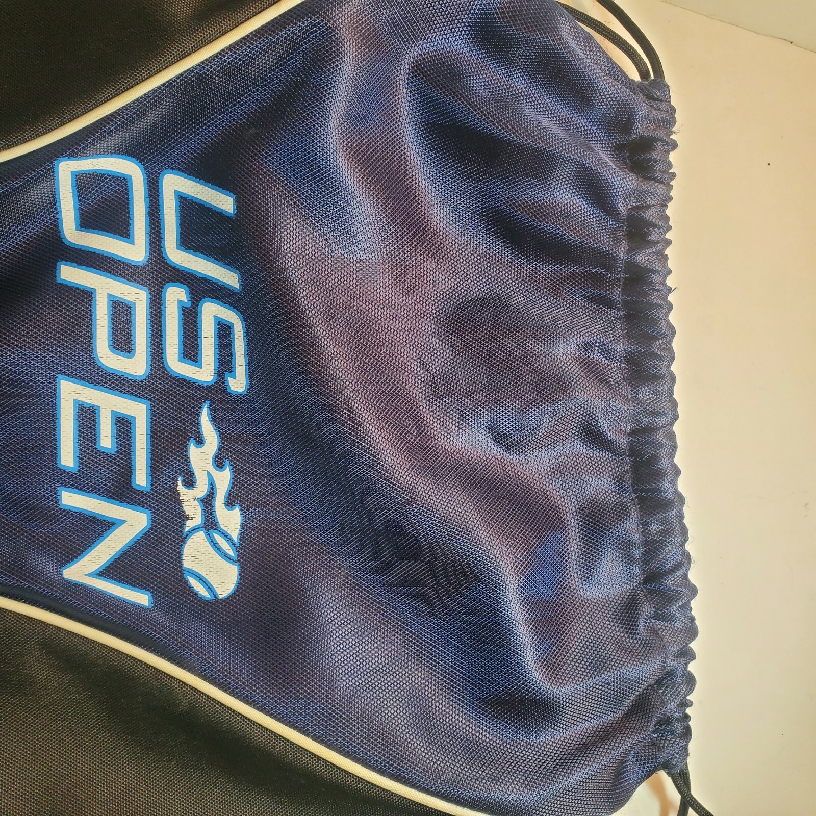 US Open Black Blue Drawstring Bag - image 3