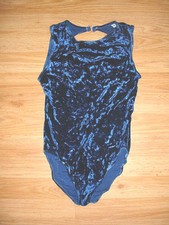 Womens-Velvet-Dance-Ice Skating Skates-Leotard Bodysuit-Competition-Costume-XS-P