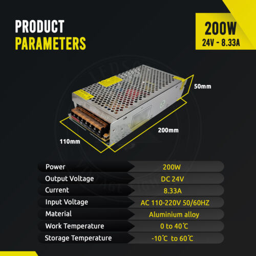 DC 5V/12V/24V Power Supply LED Transformer Universal Regulated Switching Driver - Picture 73 of 103