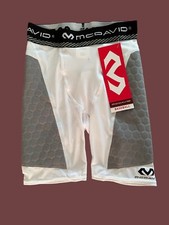 Boys S MCDAVID Hex Thin Padded Compression Baseball Sliding Shorts 22-24" Waist