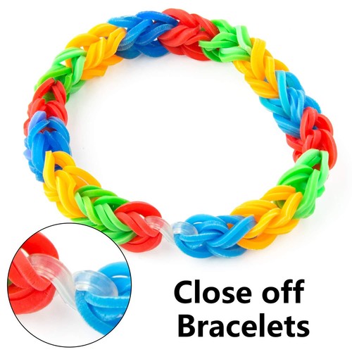 2000 Pcs Loom Rubber Bands S Clips Plastic Band Clips Connectors Refills Kit ... - Picture 3 of 7