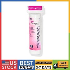 Exfoliating Cotton Facial Pads, 2-Sided Textured Rounds, 80 Count Bag