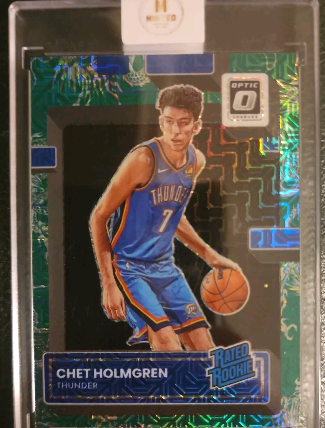 2022-23 Donruss Optic Choice Dragon #208 Chet Holmgren RR PSA 9