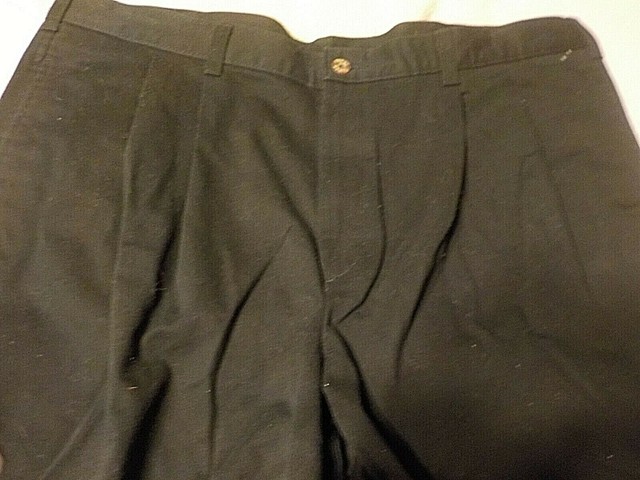 vintage FARAH Khakis, unused condition (36 X 32), black, cotton, pleats / no cuf | eBay