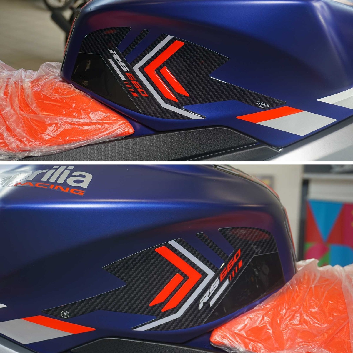 Labelbike - Protection De Réservoir De Moto Et Autocollant