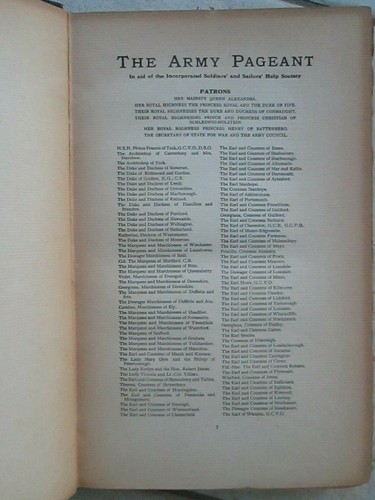 THE BOOK OF THE ARMY PAGEANT held at Fulham Palace, 1910. - Foto 3 di 12