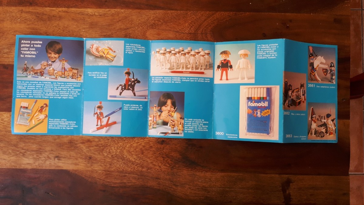 Famobil color Catálogo antiguo playmobil coleccionista difícil