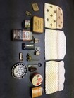 vintage junk drawer old containers purses and other misc. items