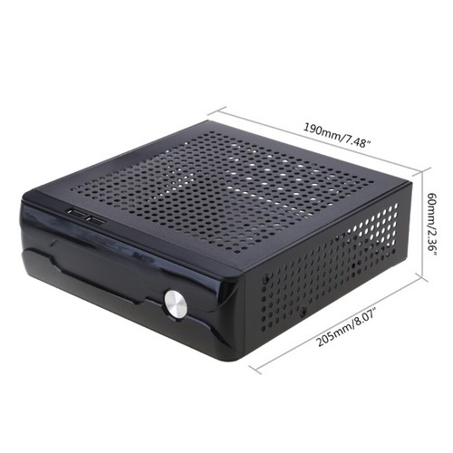 Desktop Power Supply Gaming HTPC Host Enclosure Mini ITX Computer for Case Chass - Photo 8/8