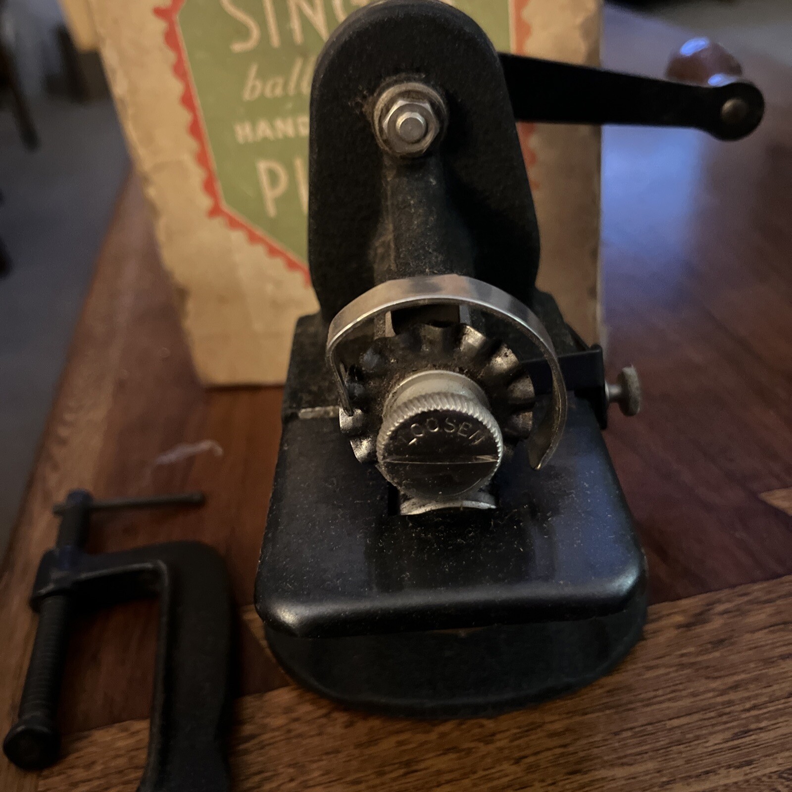 Vintage Singer BallBearing Hand Operated Pinker 121379 W/ BOX eBay