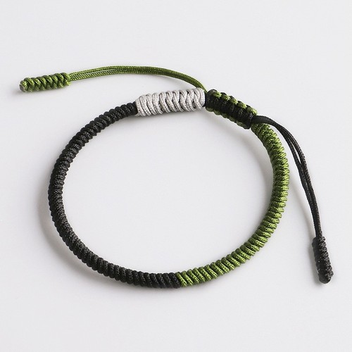 Love Lucky Knots Rope Bracelet Handmade Charm Tibetan Buddhist Women Men Jewelry - Picture 8 of 9