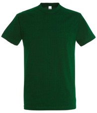 Image of Mens Plain T-Shirt - Sol's Imperial Heavy Cotton Tee - New Ringspun Soft Tee