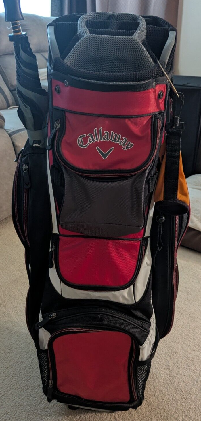 Callaway Org 14 Cart Bag with Umbrella