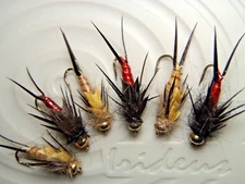 Irideus fly fishing Blood Earth Stonefly #8 custom  Trout Nymphing Pattern
