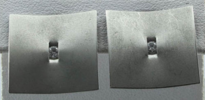 Niessing Platinum Diamond Earrings, .16CT Retail: $3,025 NEW
