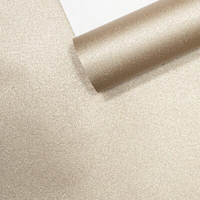 Einfache Gold Strukturtapete Shimmer etwas unvollkommen Feature Wand Schlafzimmer