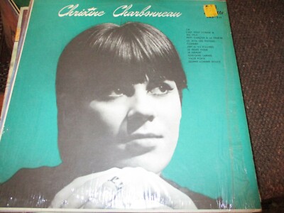 60s CHRISTINE CHARBONNEAU Vol.1 Canada Mono LP Alouette Pop Chanson VG/NM Shrink