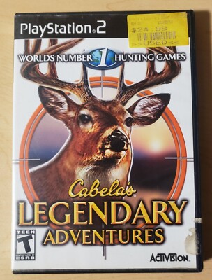 Cabela's Legendary Adventures (PlayStation 2, 2008) Complete Tested Working 