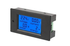 PEACEFAIR PZEM-061 LCD Voltage Current Power Energy Meter Voltmeter Ammeter 100A