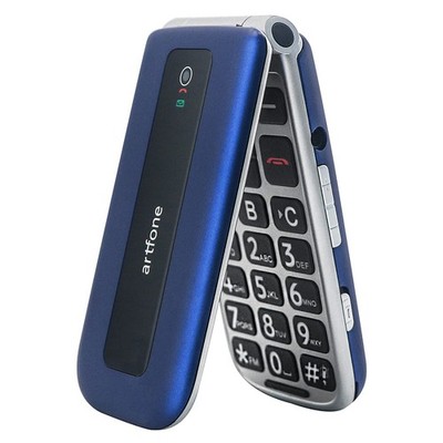 Faltmobiltelefon mit SOS-Button 2,4 Zoll Display für Senioren