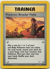 Pokemon Breeder Fields 62/64 Uncommon Neo Revelation Pokemon Unlimited NM