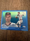 2025 Topps Chrome Platinum #398 Nolan Ryan Blue Prism Refractors