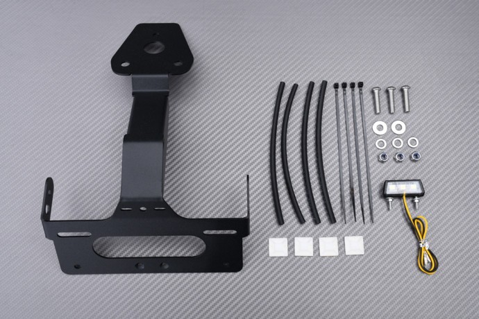 Support de Plaque Inclinaison Réglable et Réflecteur Homologué pour Tiger Sport 800 2025